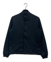 FRED PERRY（フレッドペリー）の古着「Jersey Bomber Neck Jacket/F2583」｜ブラック