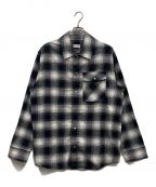 MONCLERモンクレール）の古着「CAMICIA チェック 長袖シャツ/H10912F00002 549XX」｜ホワイト×ブラック