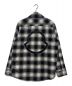 MONCLER (モンクレール) CAMICIA チェック 長袖シャツ/H10912F00002 549XX ホワイト×ブラック サイズ:M：40000円