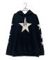 BURBERRY（バーバリー）の古着「STAR MOTIF Hoodie/8034567/パーカー/スェットパーカー/プリントパーカー」｜ブラック