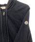 中古・古着 MONCLER (モンクレール) MAGLIONE TRICOT CARDIGAN/D20919418100 969B1/パーカー/カーディガン ブラック サイズ:XL：27000円