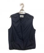 altaredオルタード）の古着「Nylon Fabric Zipper Vest/23-12203/ナイロンベスト」｜ネイビー