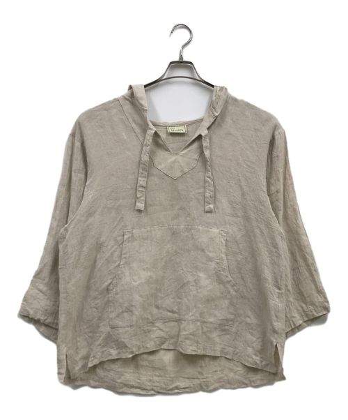 mexipa（メキパ）mexipa (メキパ) Linen Mexican Parker/22-011-MP-8120-1 ベージュ サイズ:Ｓの古着・服飾アイテム