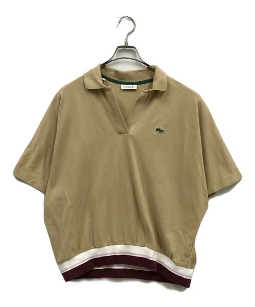 LACOSTE（ラコステ）LACOSTE (ラコステ) ポロシャツ ベージュ サイズ:38の古着・服飾アイテム