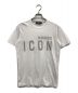 DSQUARED2（ディースクエアード）の古着「ICON Reflex Tee」｜ホワイト