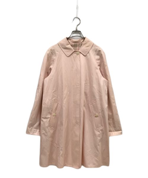 Burberry's（バーバリーズ）Burberry's (バーバリーズ) ステンカラーコート/FDA12-137-14 ピンク サイズ:7ARの古着・服飾アイテム