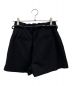 HER LIP TO (ハーリップトゥ) Carette Belted Twill Shorts/ショーツ/未使用品/1242303117 ブラック サイズ:M 未使用品：10000円