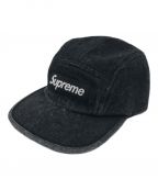 SUPREMEシュプリーム）の古着「24SS/ Denim Camp Cap/デニムキャンプキャップ/デニムキャップ」｜ブラック