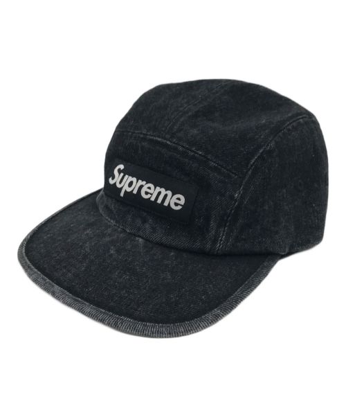 SUPREME（シュプリーム）Supreme (シュプリーム) 24SS/ Denim Camp Cap/デニムキャンプキャップ/デニムキャップ ブラックの古着・服飾アイテム