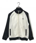 FRED PERRY×BEAMSフレッドペリー×ビームス）の古着「トラックジャケット/FZ2677」｜ホワイト×ブラック