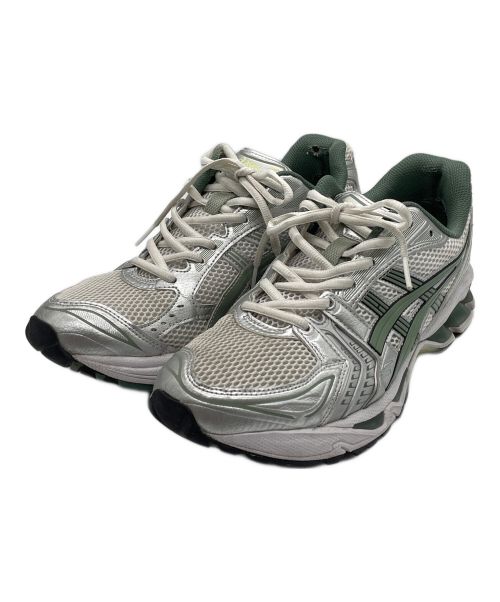 asics（アシックス）asics (アシックス) GEL-KAYANO 14/ゲルカヤノ14/1201A019/スニーカー/ローカットスニーカー/ランニングシューズ シルバー×グリーン サイズ:27.5の古着・服飾アイテム