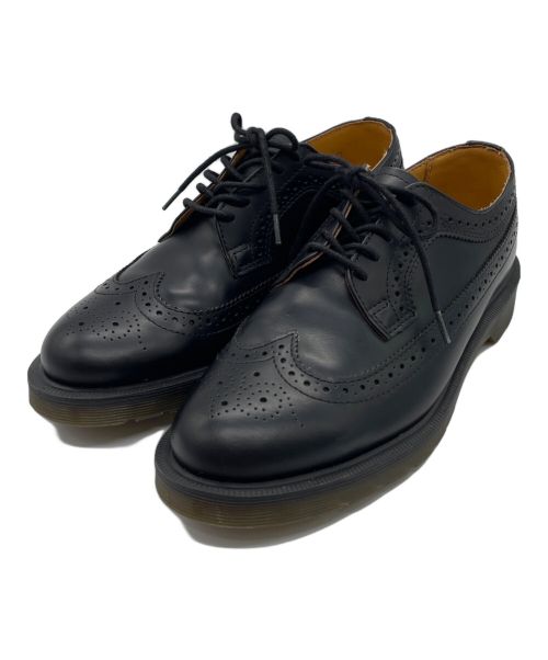 Dr.Martens（ドクターマーチン）Dr.Martens (ドクターマーチン) MIE 3989 ブローグシューズ/ウイングチップシューズ/3989 ブラック サイズ:UK7の古着・服飾アイテム