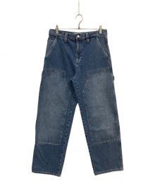 stussy（ステューシー）の古着「Denim Work/ダブルニーデニムペインターパンツ/116482」｜ブルー