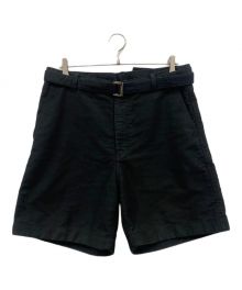 sacai（サカイ）の古着「Moleskin Shorts/24-03313M/ハーフパンツ」｜ブラック