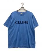 CELINEセリーヌ）の古着「ルーズTシャツ/2X681671Q/07XU/Tシャツ」｜ブルー