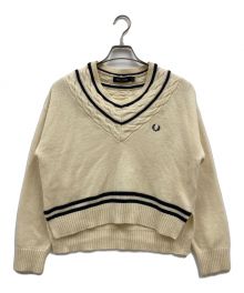 FRED PERRY（フレッドペリー）の古着「チルデンニット/F7193」｜アイボリー