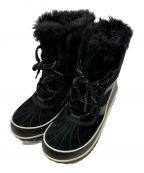 SORELソレル）の古着「スノーブーツ/WINTER ブーツ/Sorel TIVOLI II WOMENS SUEDE 防水 Boot Boots」｜ブラック