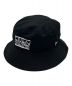 New Era（ニューエラ）の古着「AW99 ERASER LOGO BUCKET-01 HAT/バケットハット/HJ-H98-975」｜ブラック