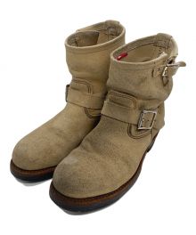 RED WING（レッドウィング）の古着「2965/8inch Engineer 8インチエンジニアブーツ ショート丈 ホーソーンアビレーンラフアウト/エンジニアブーツ/ブーツ/ワークブーツ」｜ベージュ