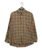 Burberry'sバーバリーズ）の古着「ノヴァチェックシャツ/チェックシャツ」｜ベージュ