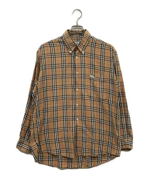 Burberry's（バーバリーズ）Burberry's (バーバリーズ) ノヴァチェックシャツ/チェックシャツ ベージュ サイズ:Mの古着・服飾アイテム