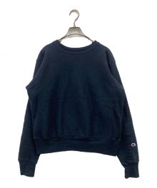 Champion（チャンピオン）の古着「リバースウィーブスウェット/単色タグ復刻/C5-U001」｜ネイビー