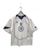 UMBRO×X-LARGEアンブロ×エクストララージ）の古着「XLARGE×UMBRO SOCCER JERSEY/ゲームシャツ/101242013013」｜ホワイト×ネイビー