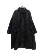 Porter Classicポータークラシック）の古着「PARAFFIN CORDUROY SWING COAT/パラフィンコーデュロイスウィングコート」｜ブラック