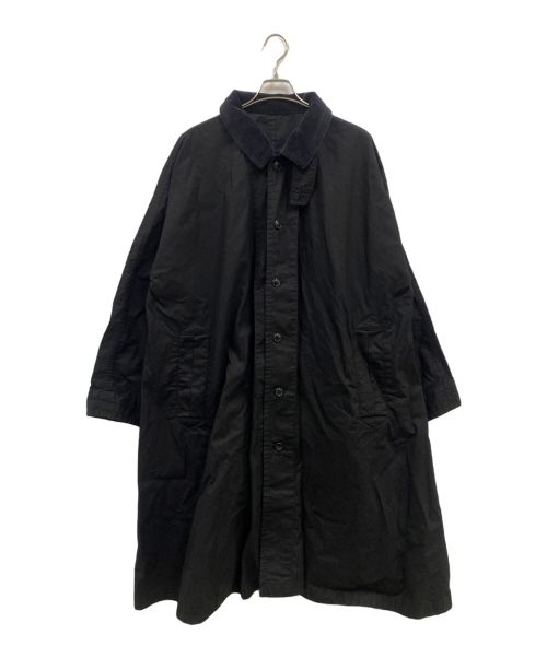 Porter Classic（ポータークラシック）Porter Classic (ポータークラシック) PARAFFIN CORDUROY SWING COAT/パラフィンコーデュロイスウィングコート ブラック サイズ:SIZE 3の古着・服飾アイテム