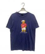 POLO RALPH LAURENポロ・ラルフローレン）の古着「ポロベアプリントTシャツ/Tシャツ」｜ネイビー