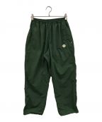 KEBOZケボズ）の古着「NYLON TAFFETA PANTS/ナイロンパンツ/KBZSS22PT050/未使用品」｜グリーン