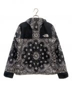 SUPREME×THE NORTH FACEシュプリーム×ザ ノース フェイス）の古着「Supreme×THE NORTH FACEコラボ/ノース シュプコラボ/Bandana Mountain Parka/バンダナマウンテンパーカー/THE NORTH FACE/14AW」｜ブラック