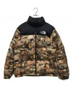 SUPREME×THE NORTH FACEシュプリーム×ザ ノース フェイス）の古着「LEAVES NUPTSE JACKET/ND51602I」｜ブラウン×ブラック