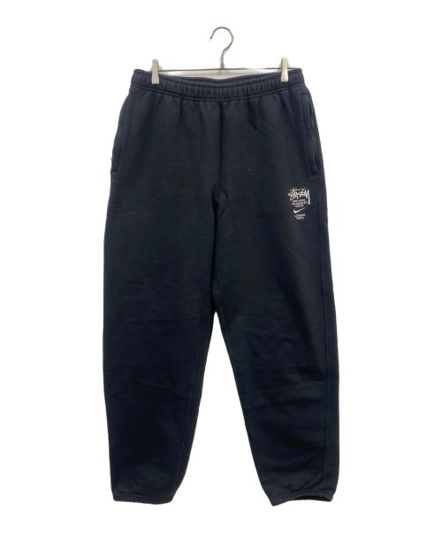 NIKE（ナイキ）NIKE (ナイキ) stussy (ステューシー) NRG ZR FLEECE PANT/フリースパンツ/スウェットパンツ/DC4227-010 ブラック サイズ:Lの古着・服飾アイテム