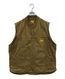 AVIREX（アヴィレックス）の古着「PIGMENT UTILITIE VEST/ユーティリティベスト/ベスト/ジップベスト/783-4157001」｜ブラウン