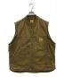 AVIREX（アヴィレックス）の古着「PIGMENT UTILITIE VEST/ユーティリティベスト/ベスト/ジップベスト/783-4157001」｜ブラウン