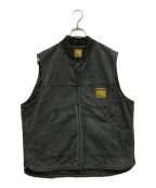 AVIREXアヴィレックス）の古着「PIGMENT UTILITIE VEST/ユーティリティベスト/ベスト」｜グレー