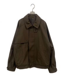 stein（シュタイン）の古着「OVERSIZED HARRINGTON ZIP JACKET/ST.426-1」｜ブラウン