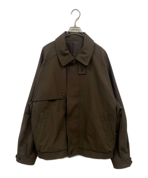 stein（シュタイン）stein (シュタイン) OVERSIZED HARRINGTON ZIP JACKET/ST.426-1 ブラウン サイズ:Sの古着・服飾アイテム