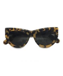 KENZO（ケンゾー）の古着「Round Acetate Frame Sunglasses A/L96SUN40022F」｜イエロー×ブラック