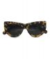 KENZO（ケンゾー）の古着「Round Acetate Frame Sunglasses A/L96SUN40022F」｜イエロー×ブラック