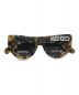 KENZO (ケンゾー) Round Acetate Frame Sunglasses A/L96SUN40022F イエロー×ブラック サイズ:55□30：10000円