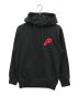 PALACE（パレス）の古着「TRI-CHENILLE HOOD/プルオーバーパーカー/パーカー」｜ブラック