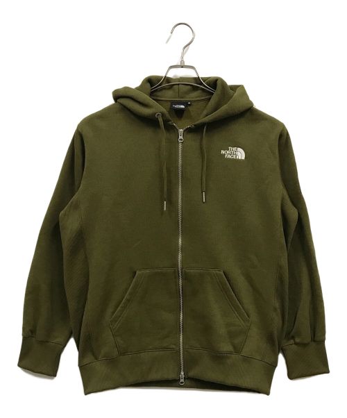 THE NORTH FACE（ザ ノース フェイス）THE NORTH FACE (ザ ノース フェイス) Square Logo FullZip/スクエアロゴジップパーカー/ジップパーカー//NT62132/パーカー/フーディー カーキ サイズ:Ｍの古着・服飾アイテム