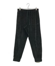 CarHartt（カーハート）の古着「UNITED SCRIPT JOGGING PANT/I028277/ベロアパンツ/ジョギングパンツ」｜グリーン