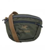 ARC'TERYX×BEAMS BOYアークテリクス×ビームスボーイ）の古着「BEAMS BOY別注MANTIS 1 WAISTPACK/マンティス 1 ウエストパック/ウエストバッグ/ショルダーバッグ/」｜オリーブ