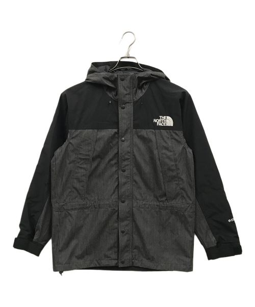 THE NORTH FACE（ザ ノース フェイス）THE NORTH FACE (ザ ノース フェイス) GORE-TEX/ゴアテックス/MOUNTAIN LIGHT DENIM JACKET/NP12032/ジャケット/マウンテンパーカー/ナイロンジャケット ブラック×グレー サイズ:Ｌの古着・服飾アイテム