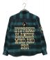 Hysteric Glamour (ヒステリックグラマー) WIND AND SEA (ウィンド アンド シー) チェックシャツ/長袖シャツ/WDS-C-HYS-24-Q2-05 グリーン サイズ:Ｌ：20000円