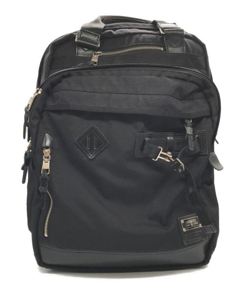 AS2OV（アッソブ）AS2OV (アッソブ) EXCLUSIVE BALLISTIC NYLON 2WAY BACK PACK/061311-M ブラックの古着・服飾アイテム