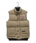 CANADA GOOSEカナダグース）の古着「FREESTYLE VEST/4125M」｜ベージュ